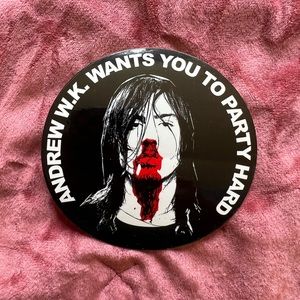 Andrew WK Deadstock Promo Sticker